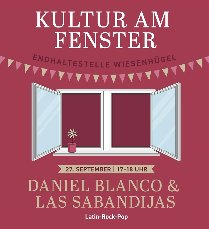 #erfurtkultursommer - „Kultur am Fenster“ am 27. September mit Daniel Blanco und Las Sabandijas