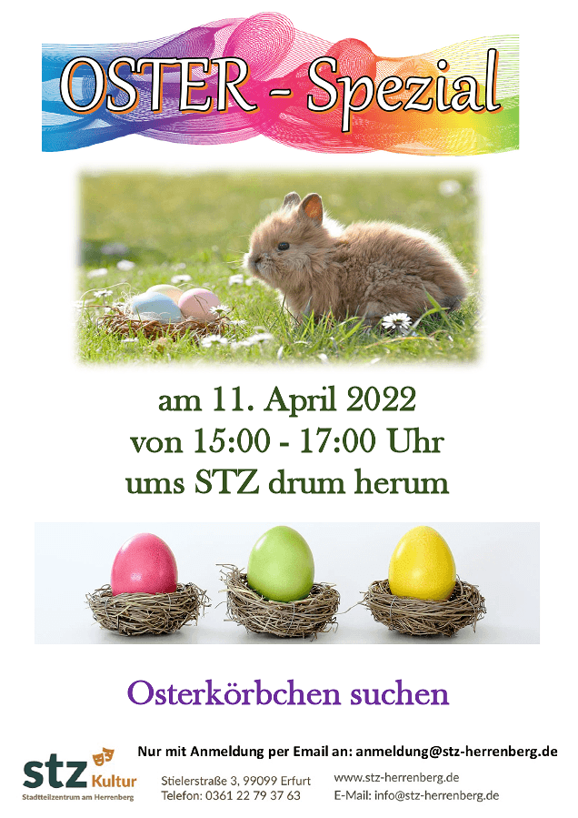STZ - Stadtteilzentrum am Herrenberg - Oster - Spezial am 11. April 2022