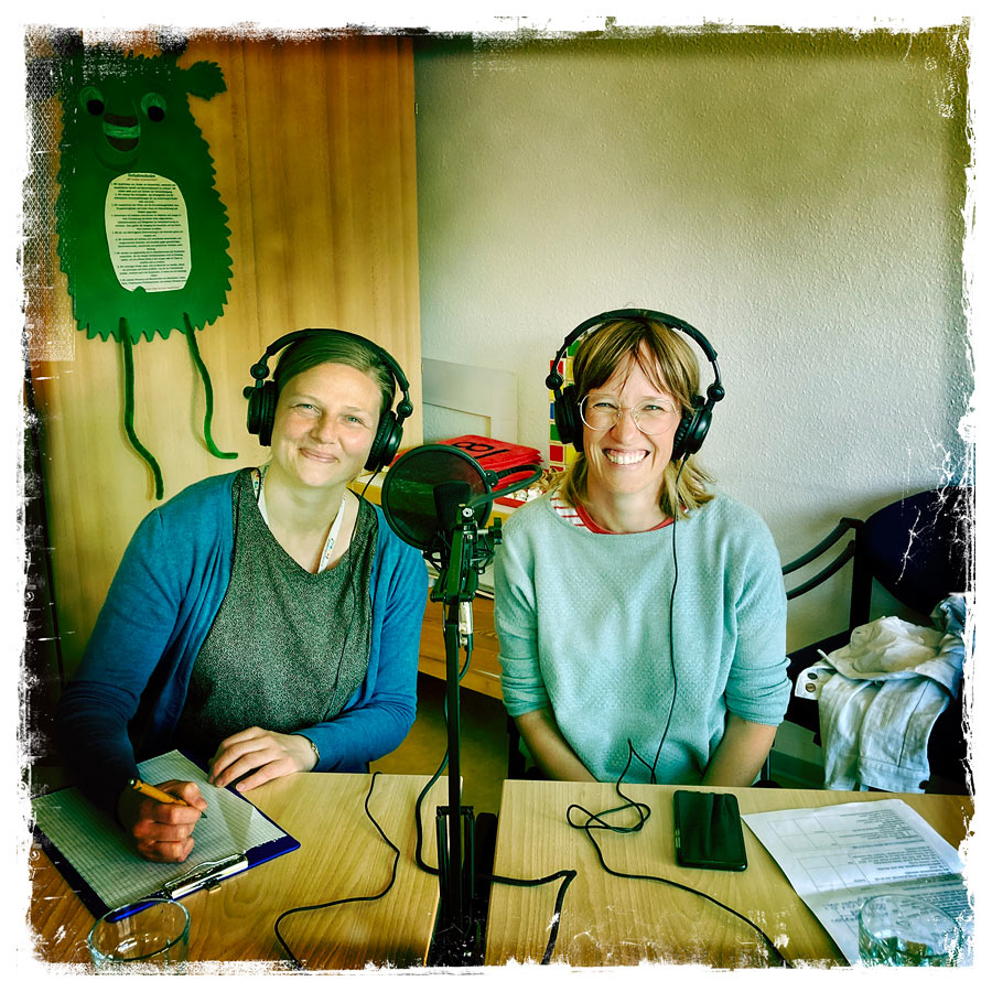 Susanne und Kati, die Gesichter hinter dem Stadtteilpodcast "Mein Südost"