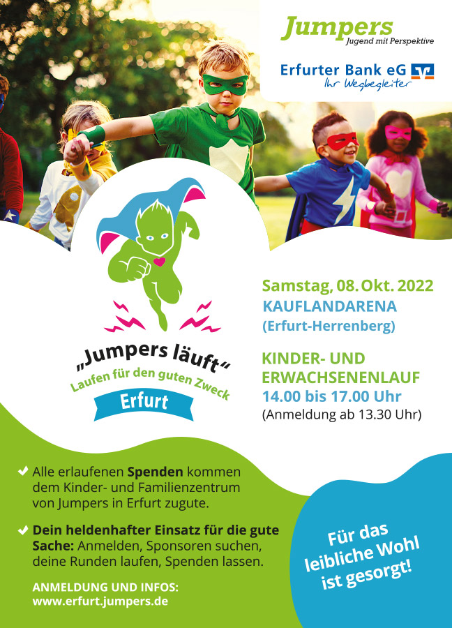 Jumpers Erfurt - Heldenlauf 2022 - Laufen für den guten Zweck