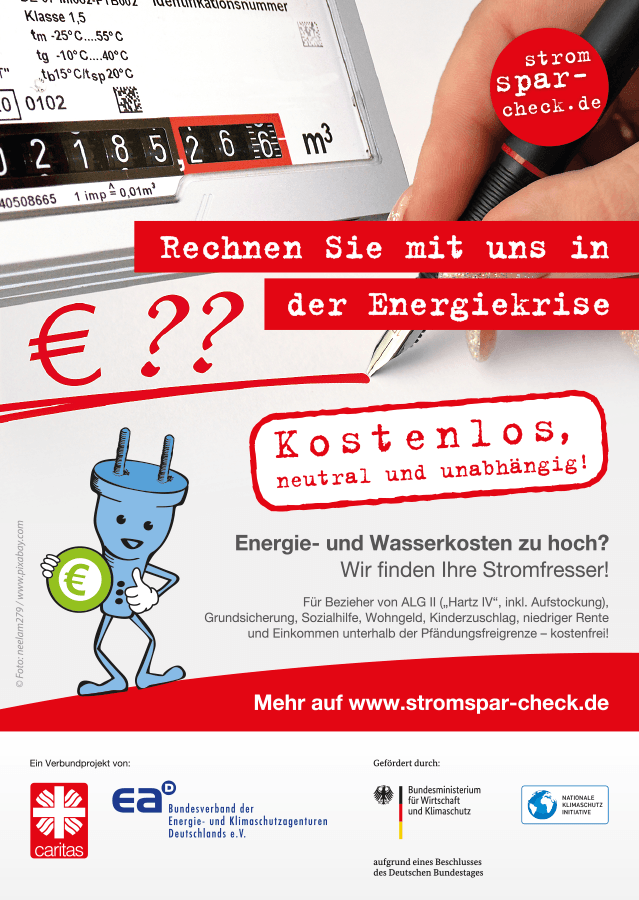 Der Stromspar-Check unterstützt in der Energiekrise – www.stromspar-check.de