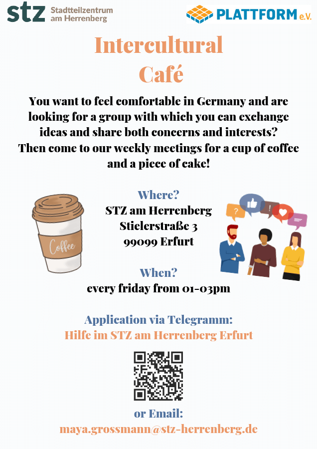 Intercultural Café - every friday - STZ am Herrenberg