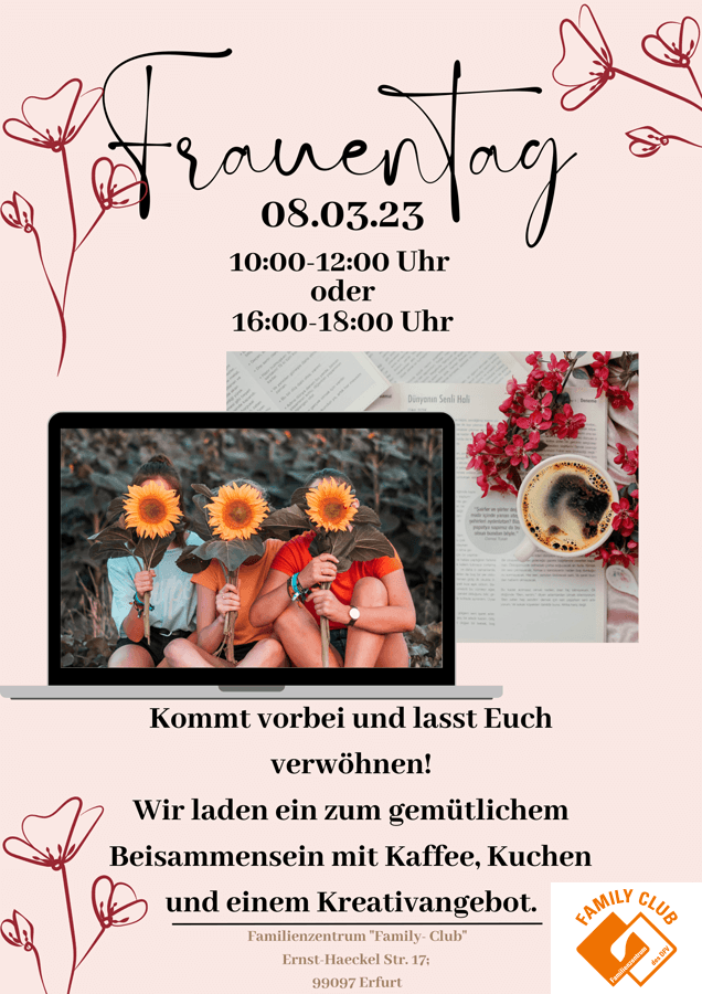 08. März 2023 - Frauentag im Familienzentrum "Family Club" in Erfurt-Südost