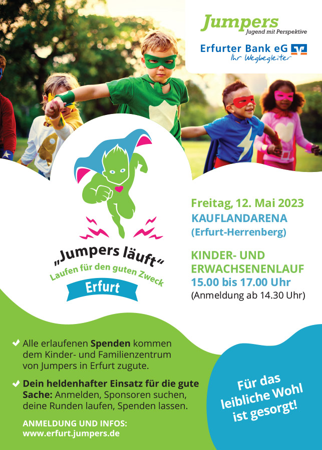 Jumpers Erfurt - Heldenlauf 2023 - Laufen für den guten Zweck