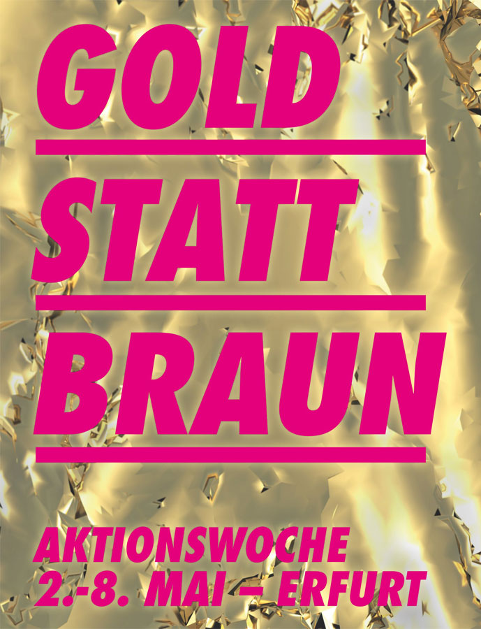 "GOLD STATT BRAUN" - Goldene Aktionswoche vom 2. bis 8. Mai 2023