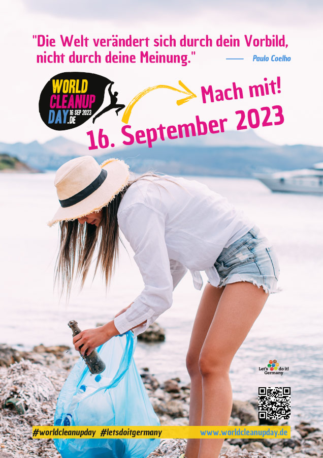 World Cleanup Day am 16. September 2023 - Die Welt räumt auf. Erfurt-Südost macht mit.